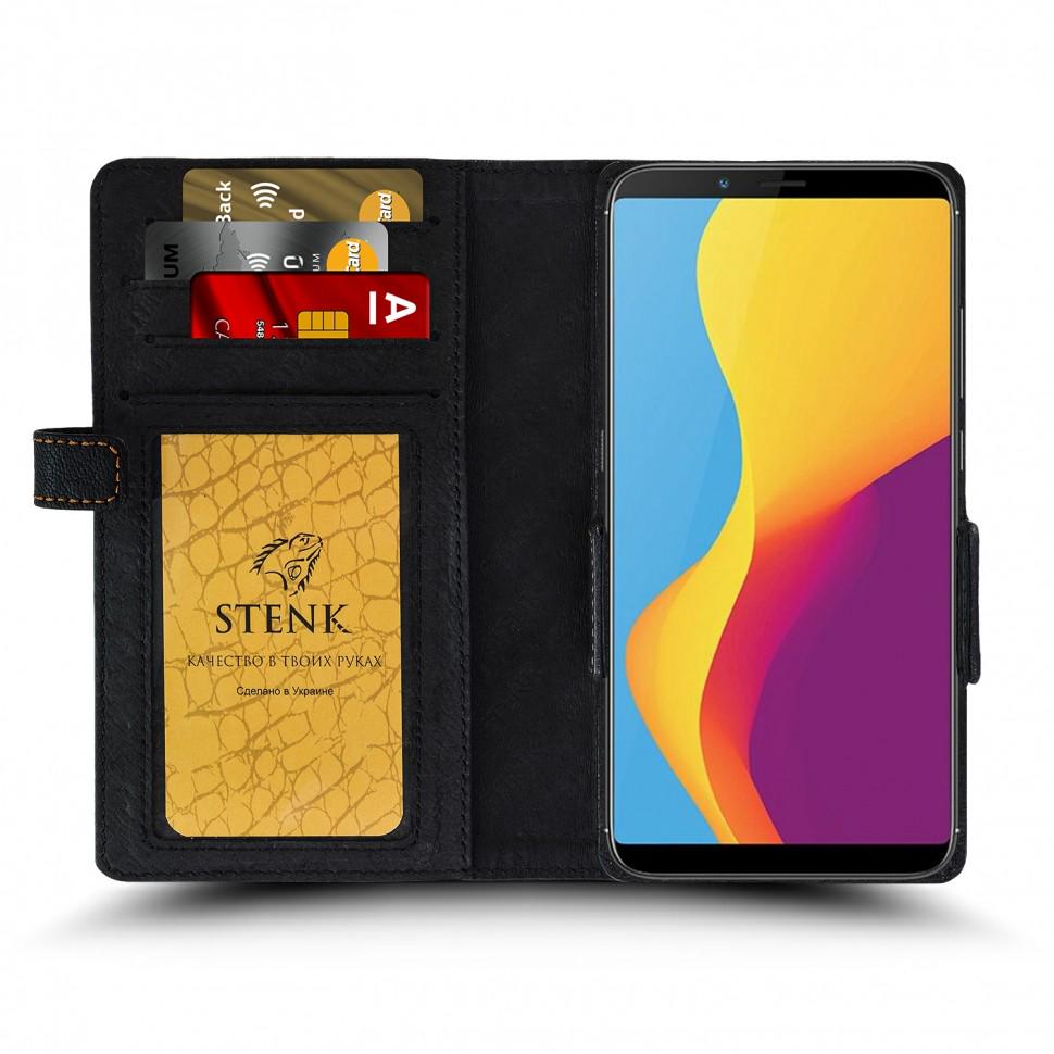 Чехол книжка Stenk Wallet для ZTE Nubia V18 Черный (62970)