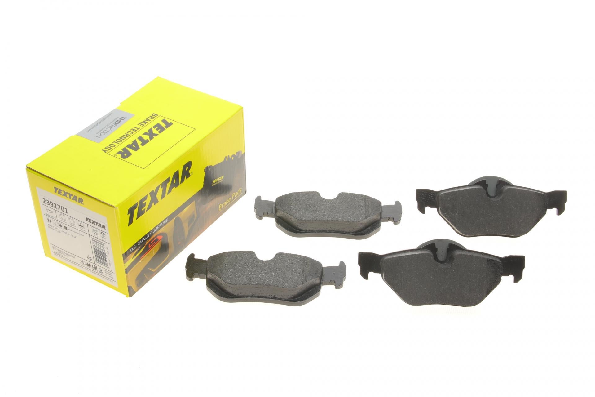 Колодки тормозные задние TEXTAR BMW 1E81/82/87/3 E90-E93/X1 E84 03-13 Teves Q+ - (2392701)