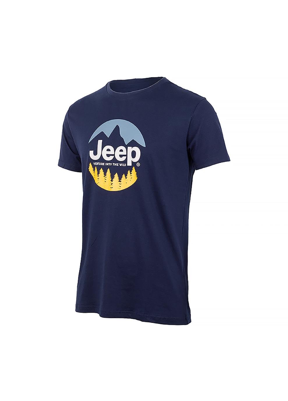 Футболка мужская JEEP T-SHIRT The spirit of Adventure XL Синий (O102587-K878 XL) Футболка мужская JEEP T-SHIRT The spirit of Adventure XL Синий (O102587-K878 XL)