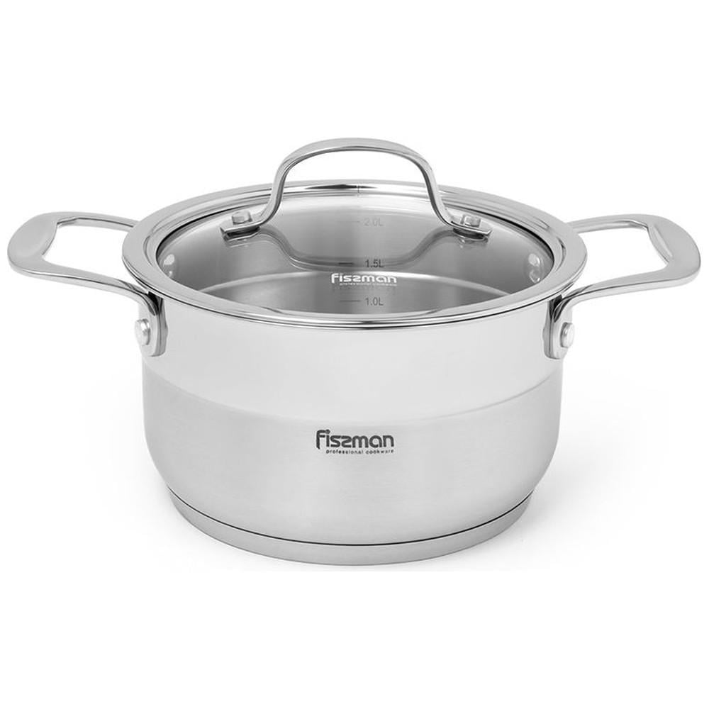Каструля з кришкою Fissman Nordia 1,8 л (5371)
