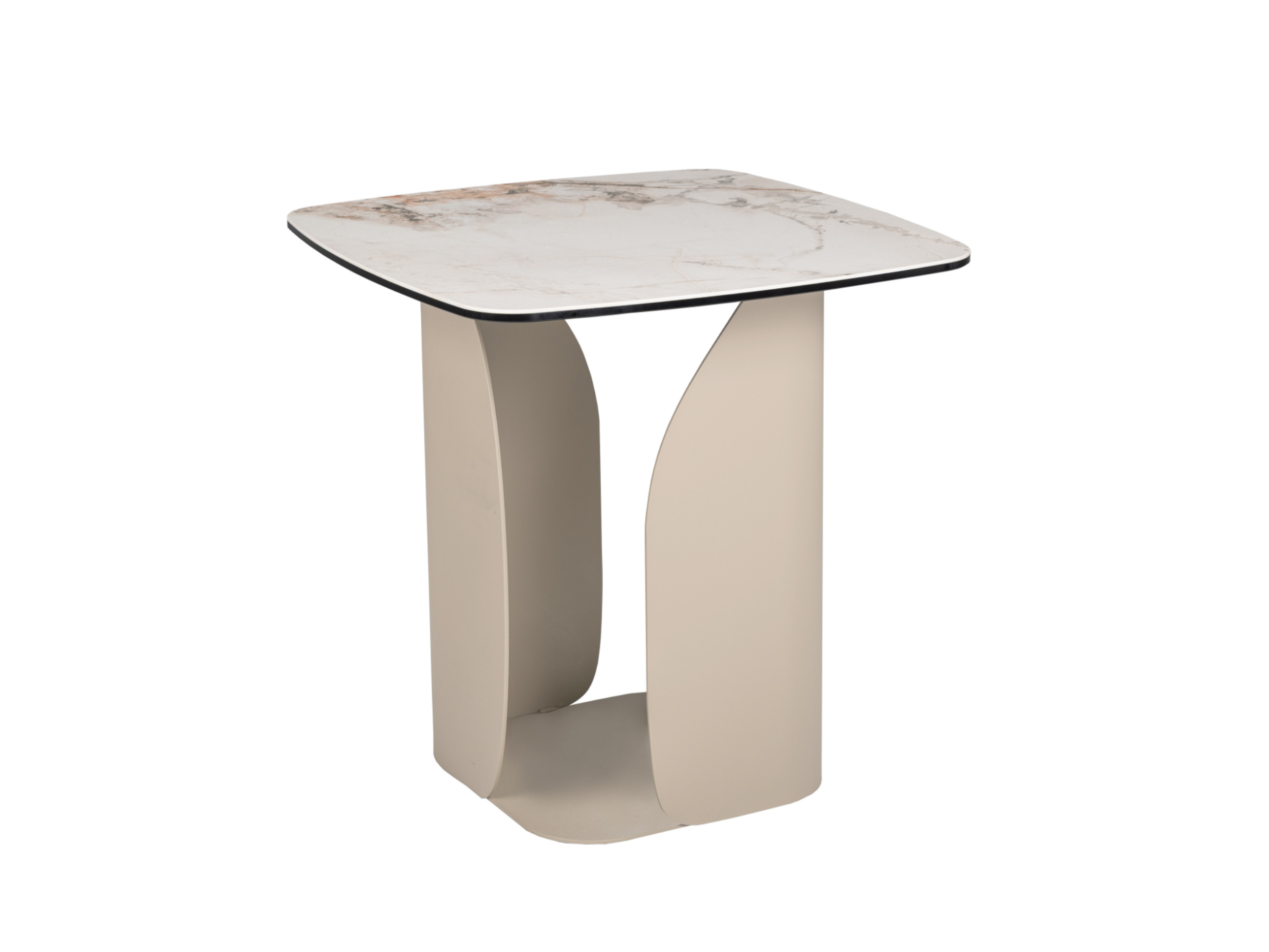 Кофейный стол Кристиано 50х550х550 мм Аврора голд/Бежевый (30986429)