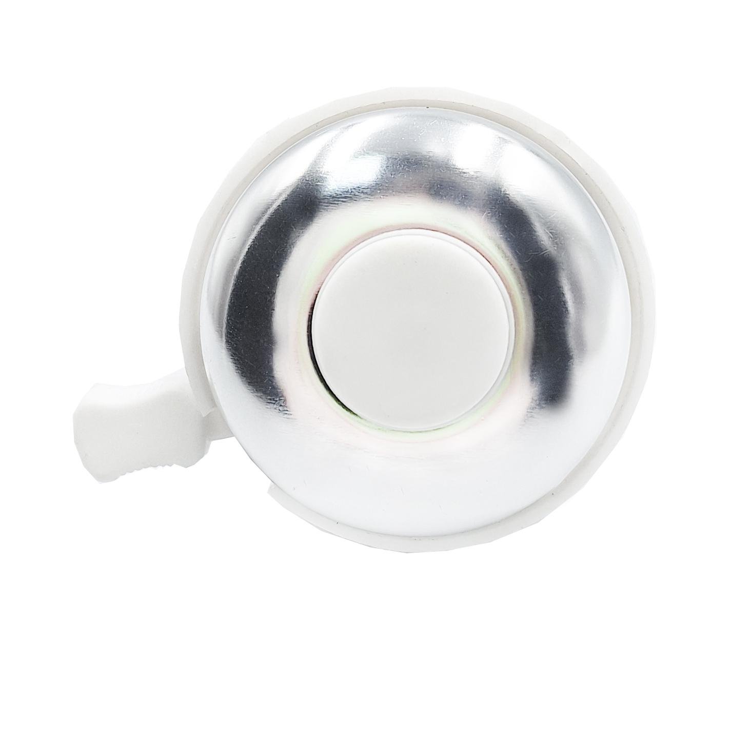 Звонок велосипедный алюминиевый классический Белый (G00001452) - фото 2 Звонок велосипедный алюминиевый классический Белый (G00001452) - фото 2