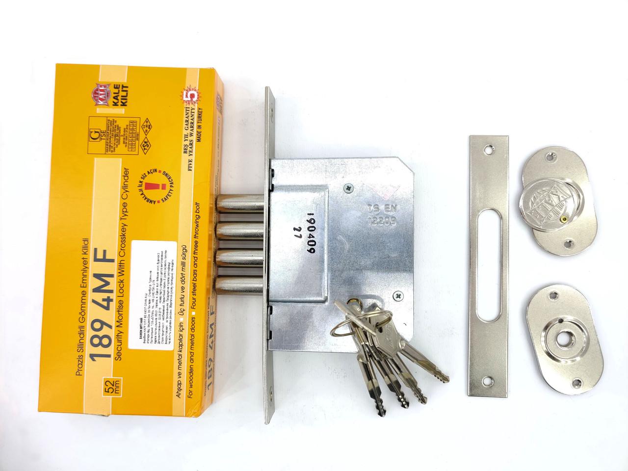 Замок врезной дополнительный Kale 189 4MF Никель (560100002) Замок врезной дополнительный Kale 189 4MF Никель (560100002)