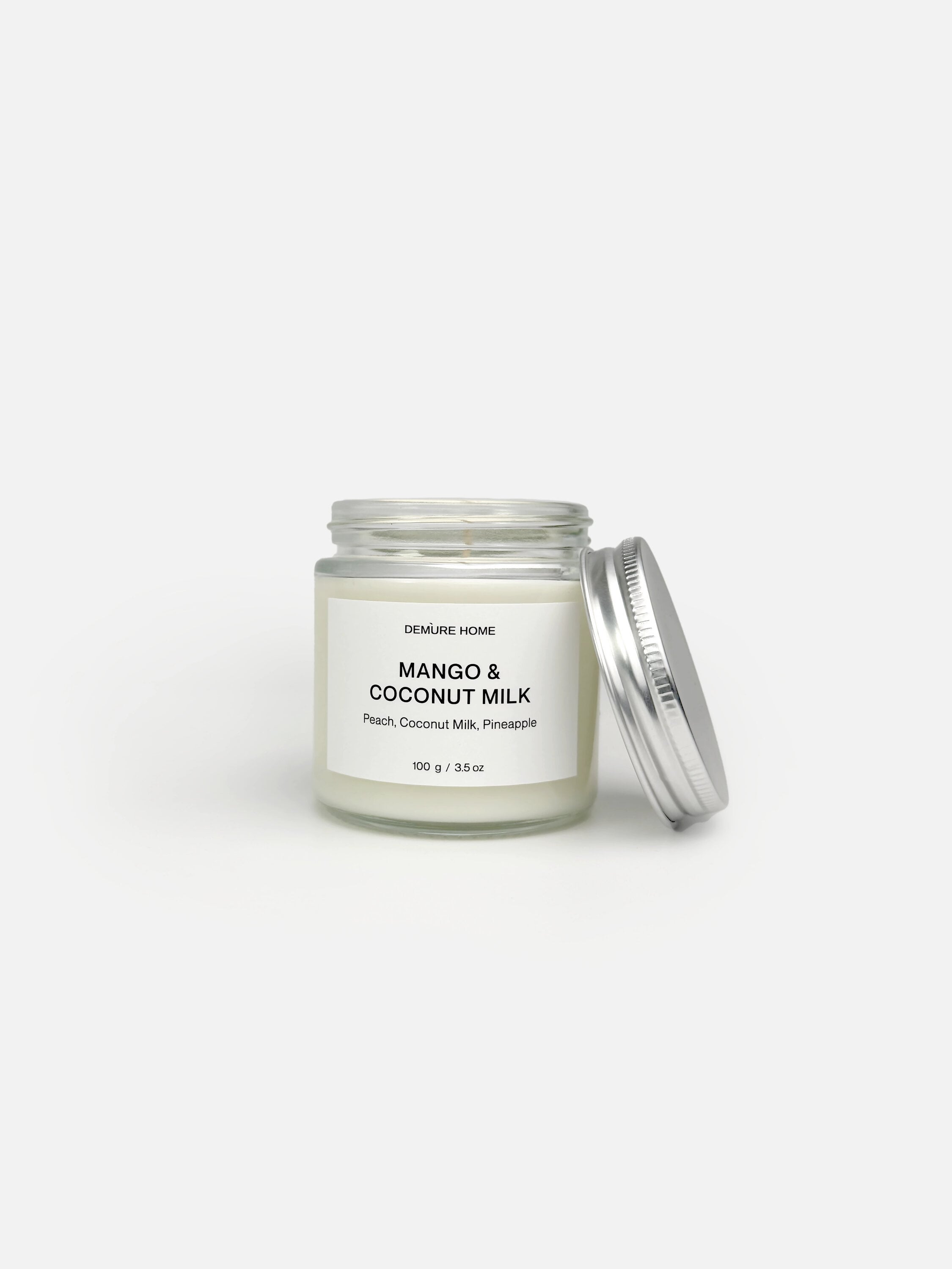 Ароматическая свеча Demure Home Mango and Coconut Milk 100 г (10191100)