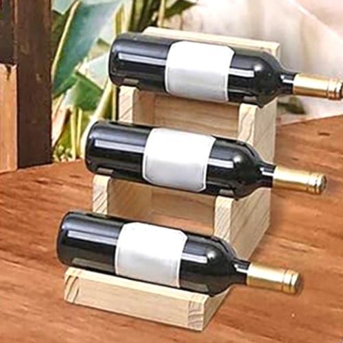 Полка для вина настольная Стиленди 3 Бланже (Впс-308701)