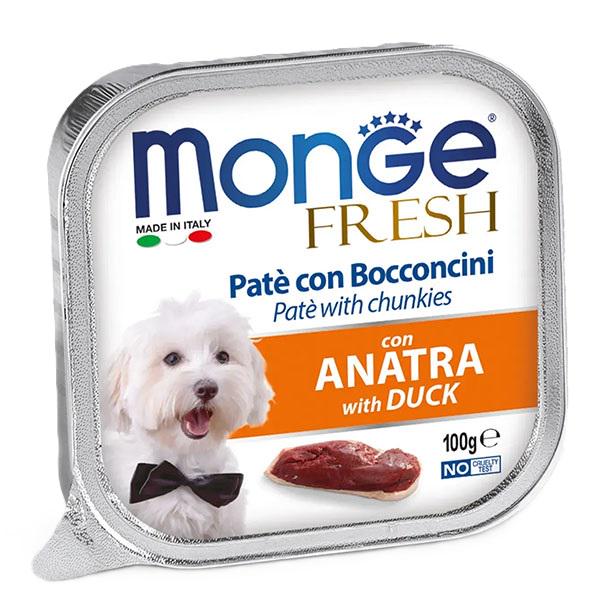 Корм для собак влажный Monge Dog Wet FRESH утка 100 г (000025668)