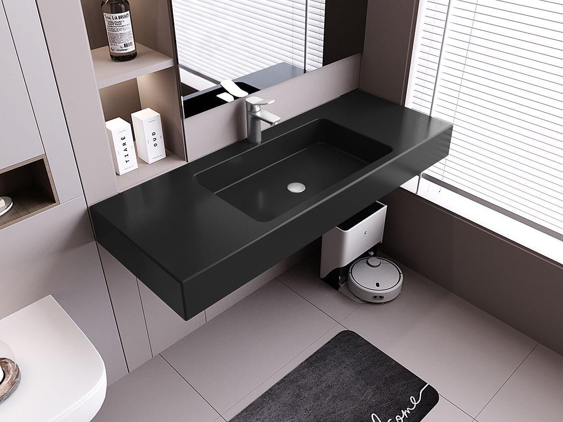 Умывальник подвесной Luxor Akord 120 Black