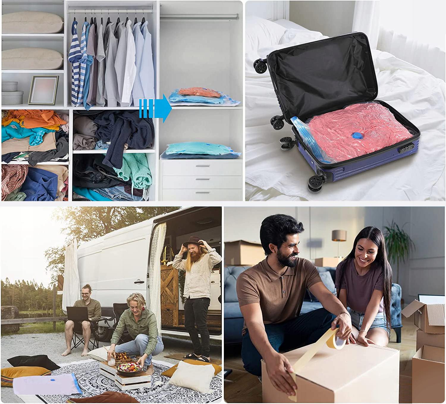 Набор вакуумных пакетов с ручным насосом 14 шт. (2186) - фото 4