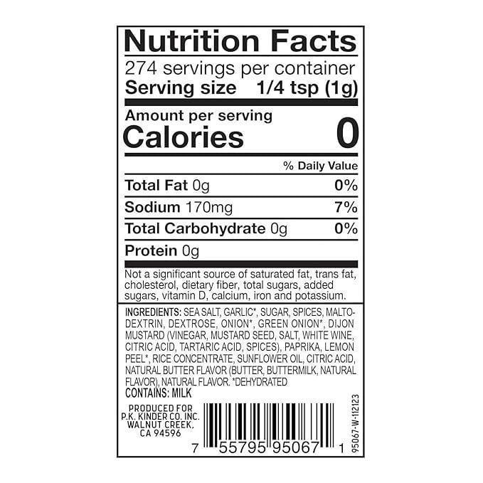 Приправа Kinder's Cowboy Butter Seasoning для мяса и рыбы 274 г (2313529448) - фото 3 Приправа Kinder's Cowboy Butter Seasoning для мяса и рыбы 274 г (2313529448) - фото 3