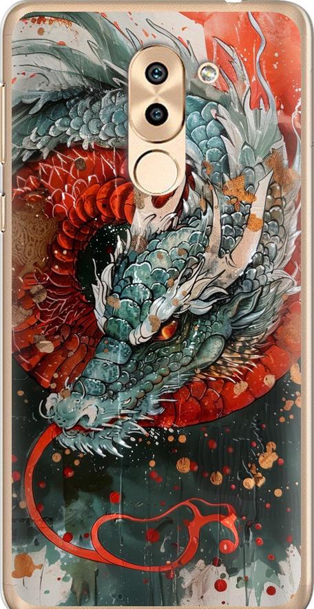 Чехол на Huawei Honor 6X Стихия огня (6101t-460-42517)