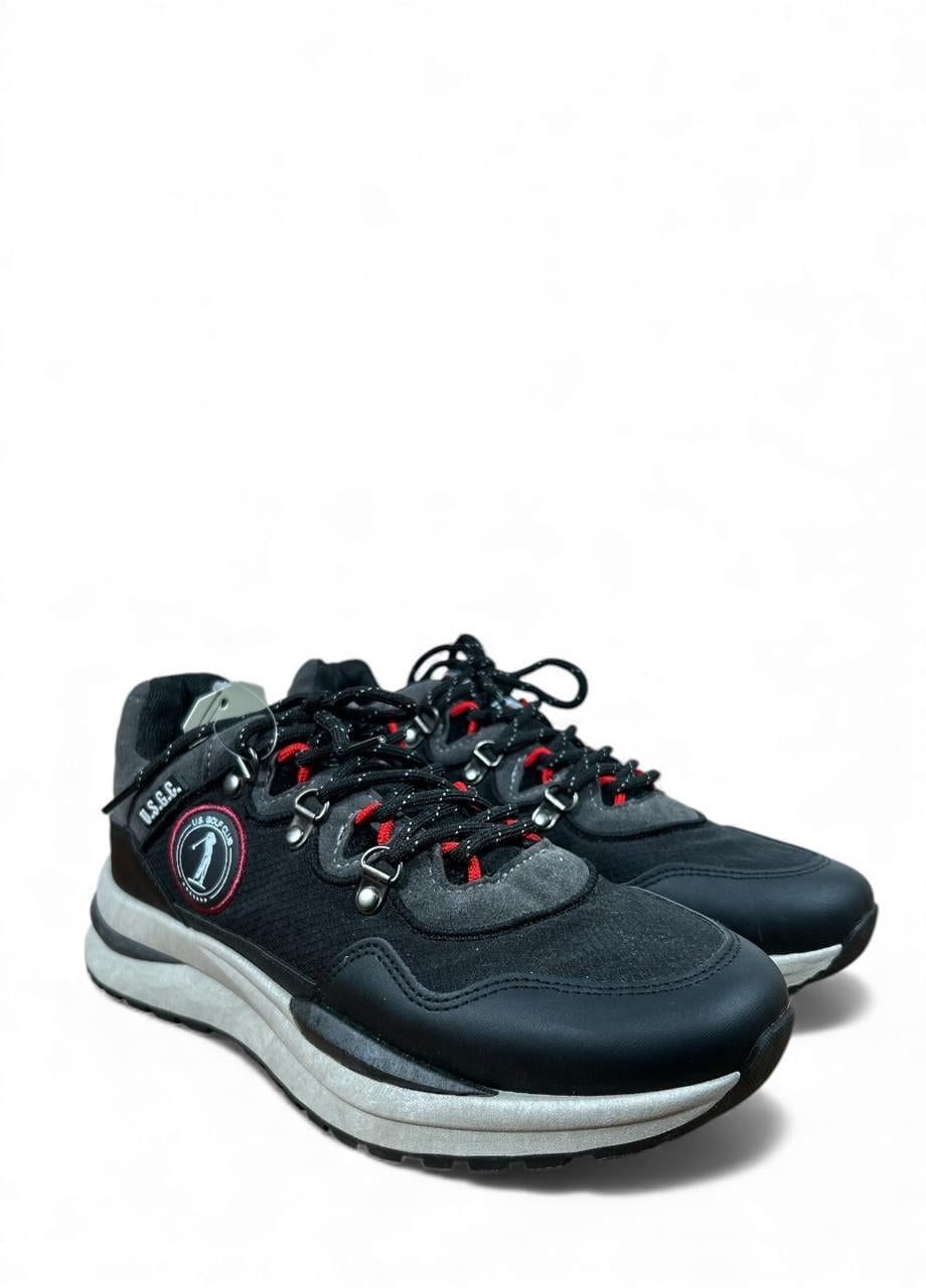 Кроссовки U.S. Golf Club р. 41 26,5 см Черно-серый (2848658289)