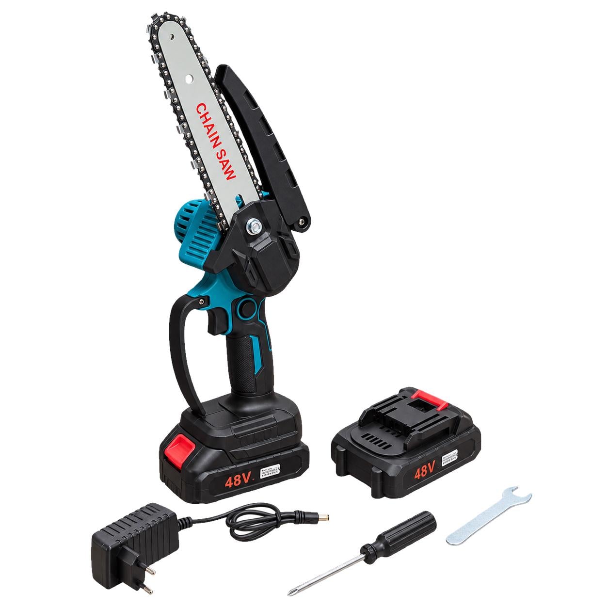 Електропила акумуляторна Electric SAW 6" у кейсі безщіткова ланцюгова 1/4" 6,35 мм 2хАКБ та окуляри