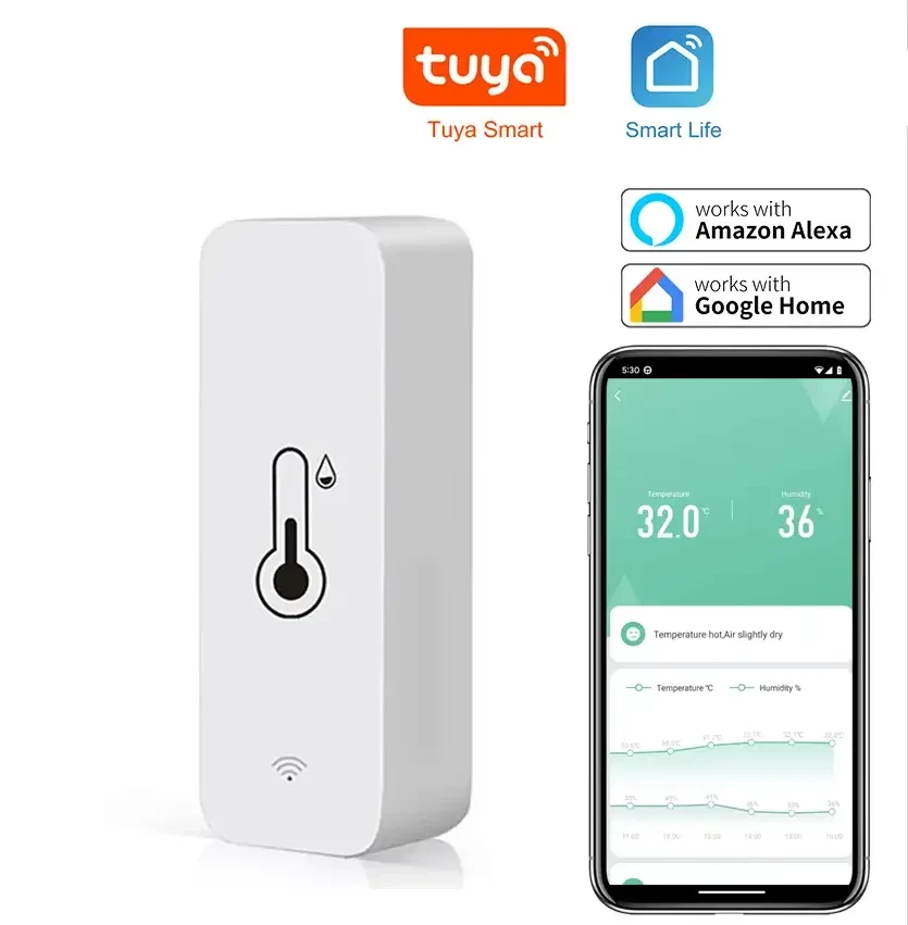 Гігрометр Tuya BTH01 Bluetooth (2354776925) - фото 2 Гігрометр Tuya BTH01 Bluetooth (2354776925) - фото 2