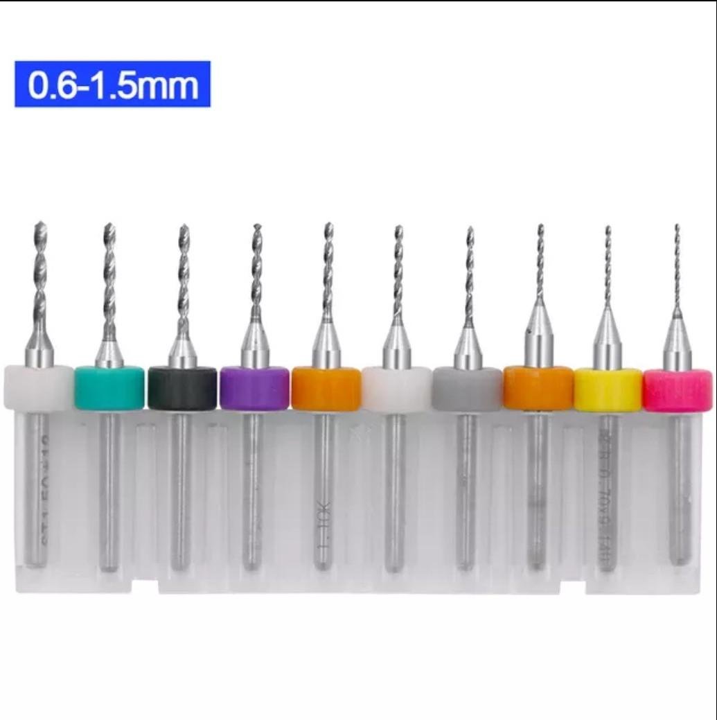 Набір міні свердл 06-1,5 мм 10 шт. (573а) - фото 2 Набір міні свердл 06-1,5 мм 10 шт. (573а) - фото 2