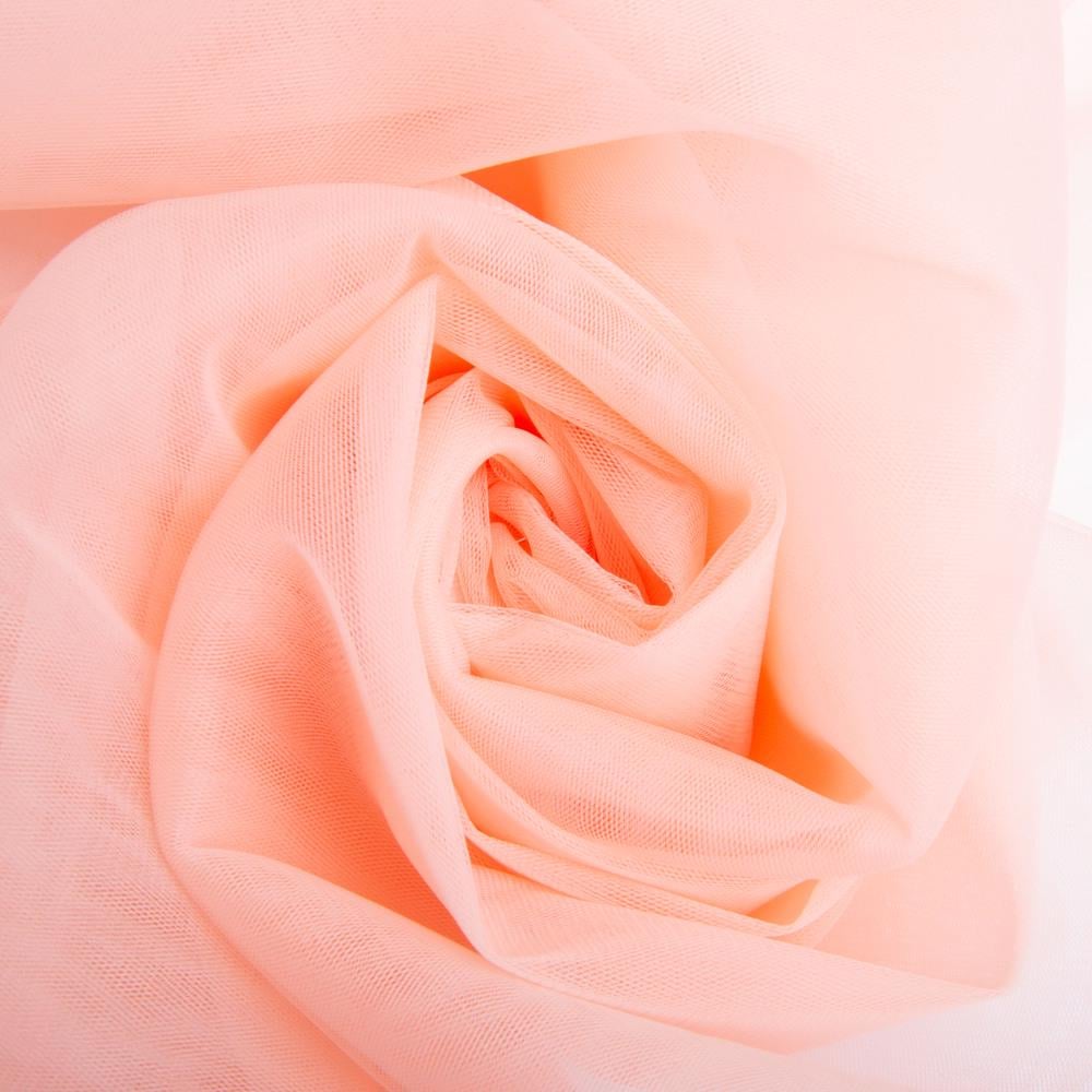 Ткань фатин евро V-H65 15 г/м2 300 см Нежный персик (27039) Ткань фатин евро V-H65 15 г/м2 300 см Нежный персик (27039)