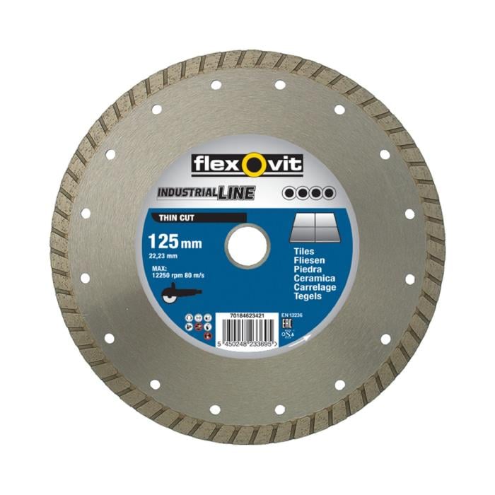 Круг алмазний Turbo Thin cut Flexovit 115х1,2х22,2 мм ZA1200 (13904)