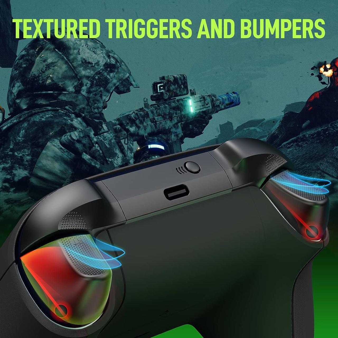 Геймпад бездротовий для Xbox One S Wireless Controller Black (1967083518) - фото 3