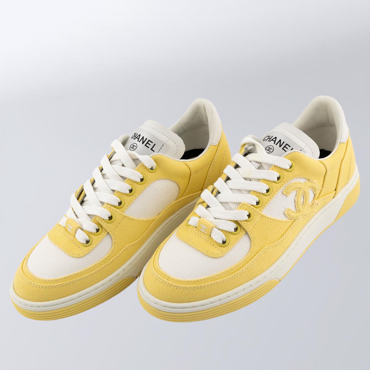 Кросівки жіночі повсякденні Chanel р. 38 Жовтий (2797308517)