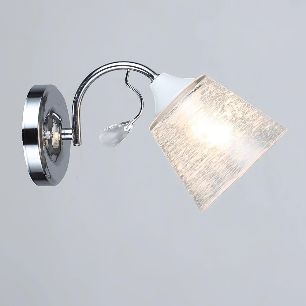 Светильник настенный Light House SRS-19486/1W CH/WT Хром/Белый