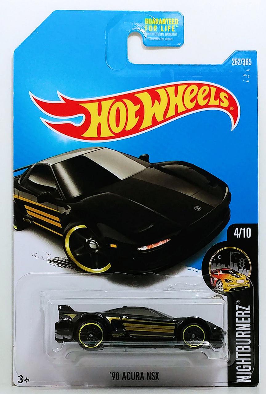 Игрушечная машинка Hot Wheels 90 Acura NSX 2017 Nightburnerz №262 (DVC36)