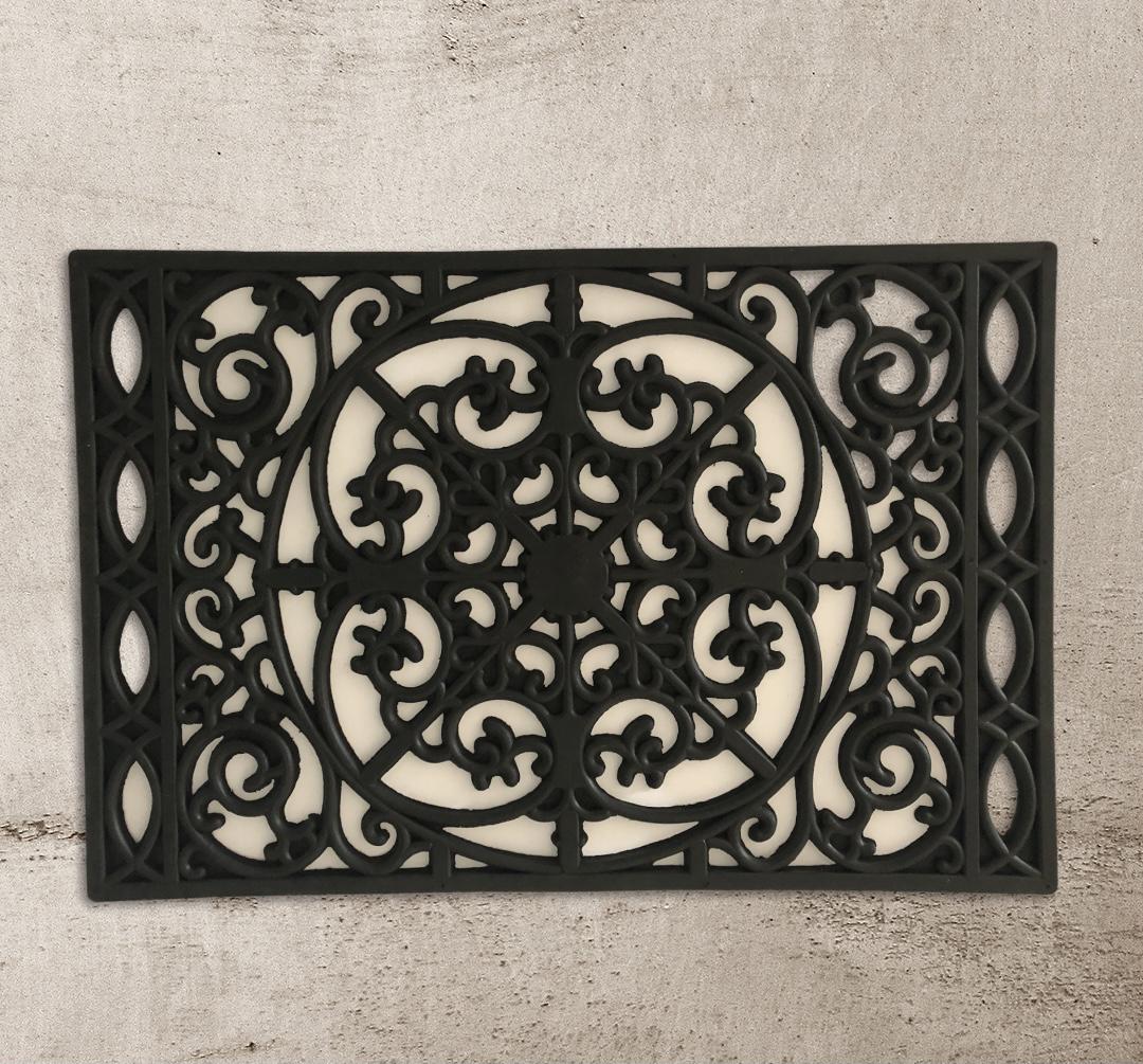 Коврик на порог Монако резиновый ажурный 460х600 мм - фото 3 Коврик на порог Монако резиновый ажурный 460х600 мм - фото 3