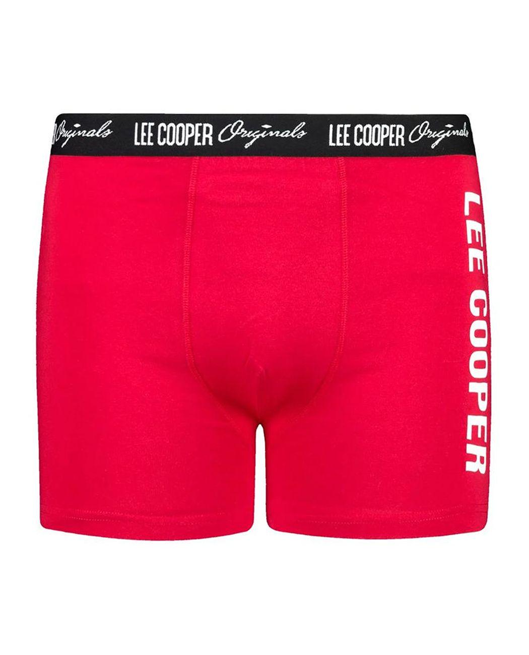 Трусы-боксеры мужские Lee Cooper LCUBOX1PLOGO2WINE XXL Красный (9911111151783)