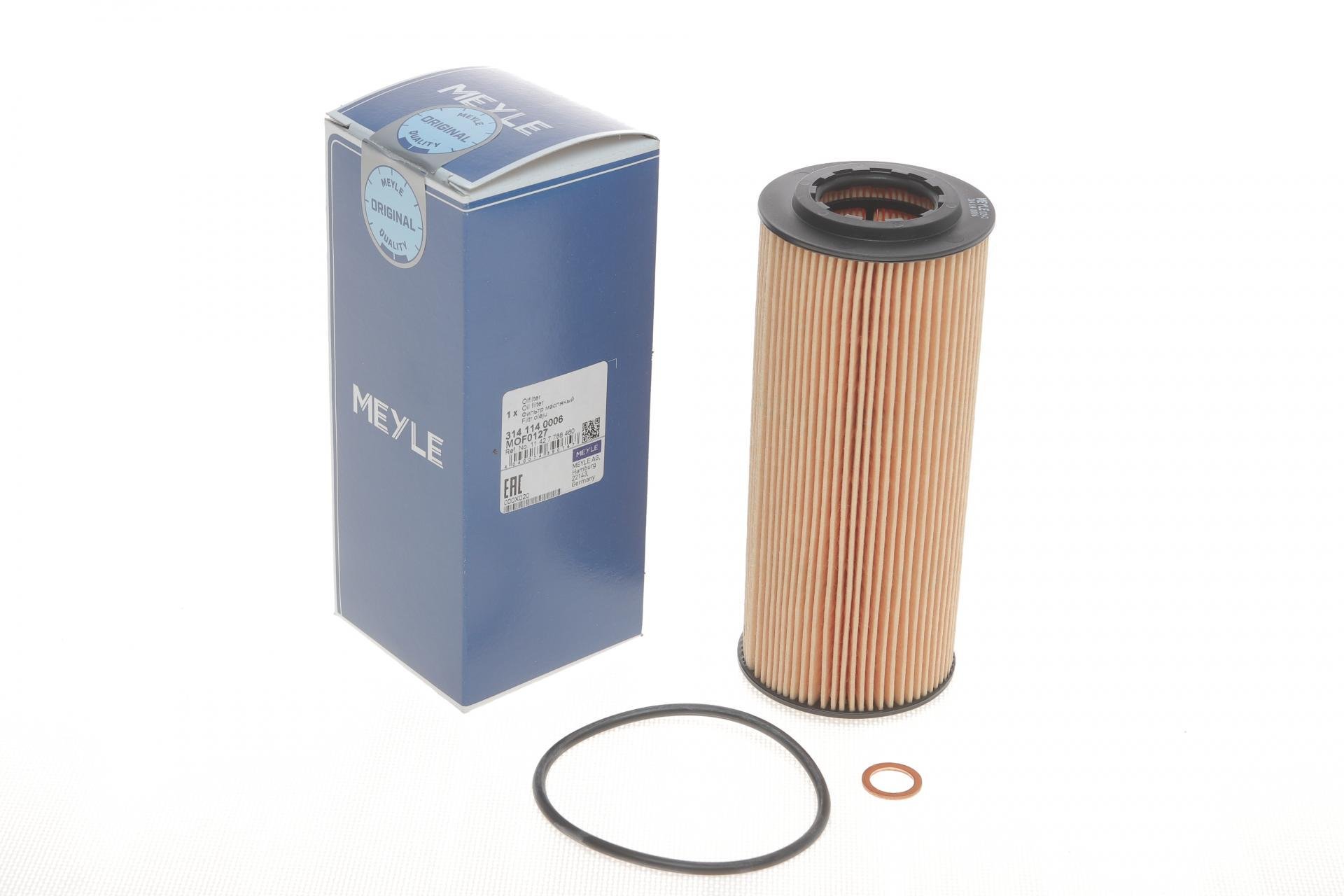Фільтр масляний Meyle для BMW 3 E46/E90/5 E60/E61/7 E65-67 2,5-3,5d- (314 114 0006)