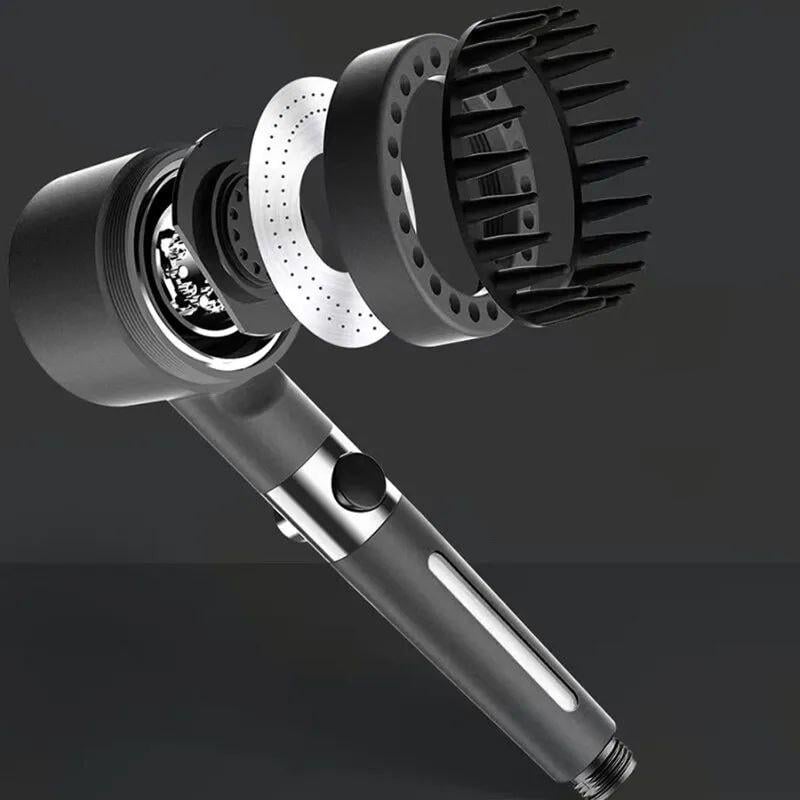 Лійка для душу масажна з фільтром 4 шт. та мочалкою (29094942) - фото 8