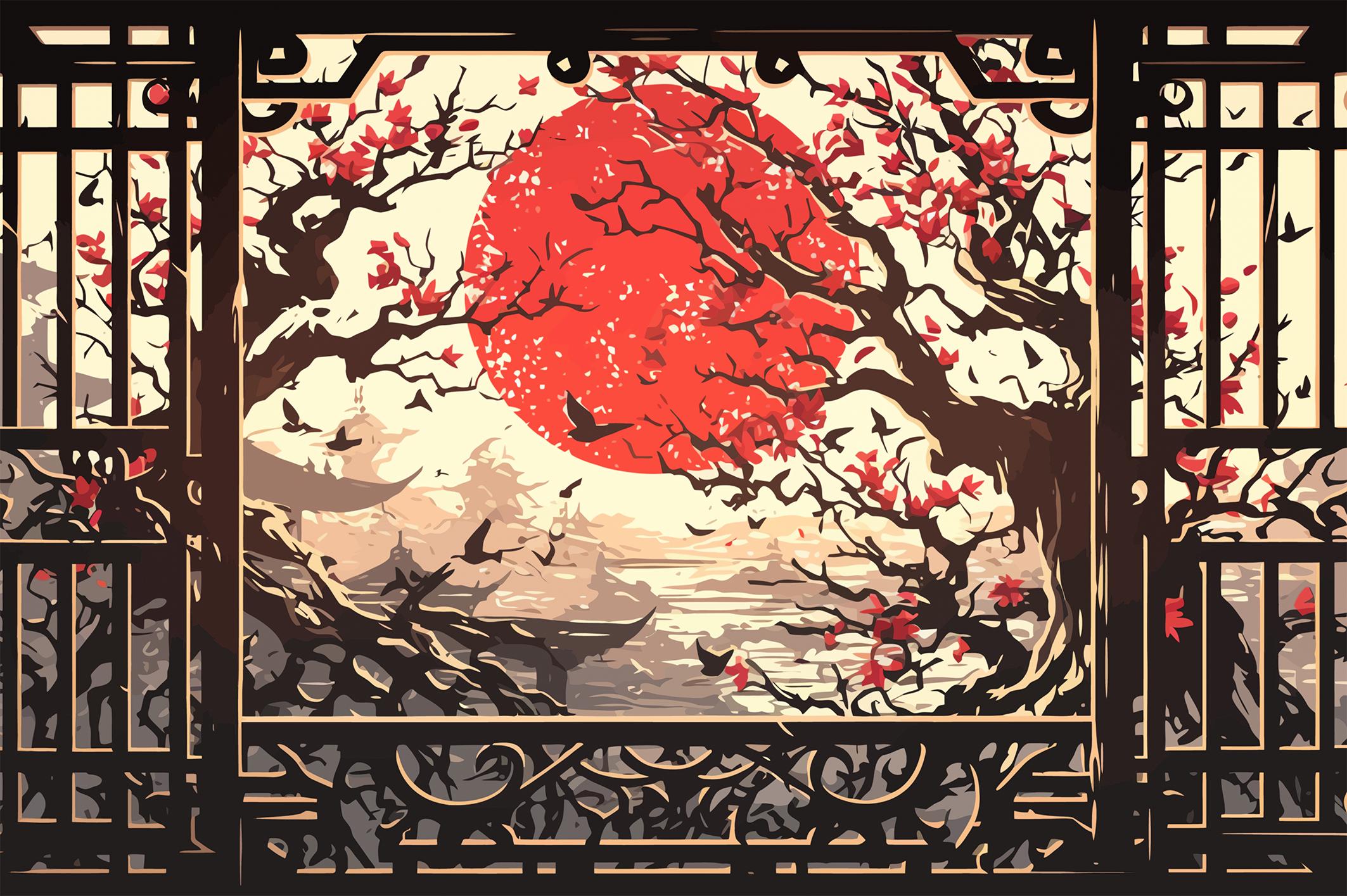 Фотообои флизелиновые Upstream Закат 230х153 см (VINT-020/3)