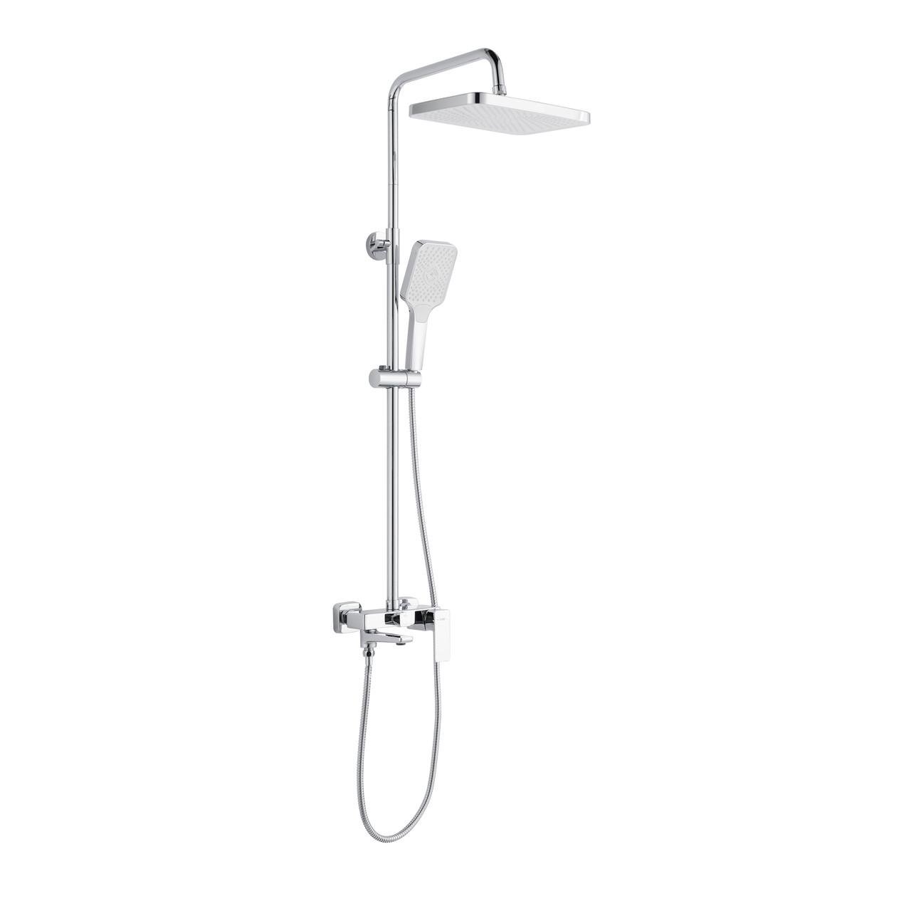 Душевая система латунная универсальная Lidz Orion 1030 на три потребителя с выливом k35 LDORI1030CRM48092 Chrome (2830792662)