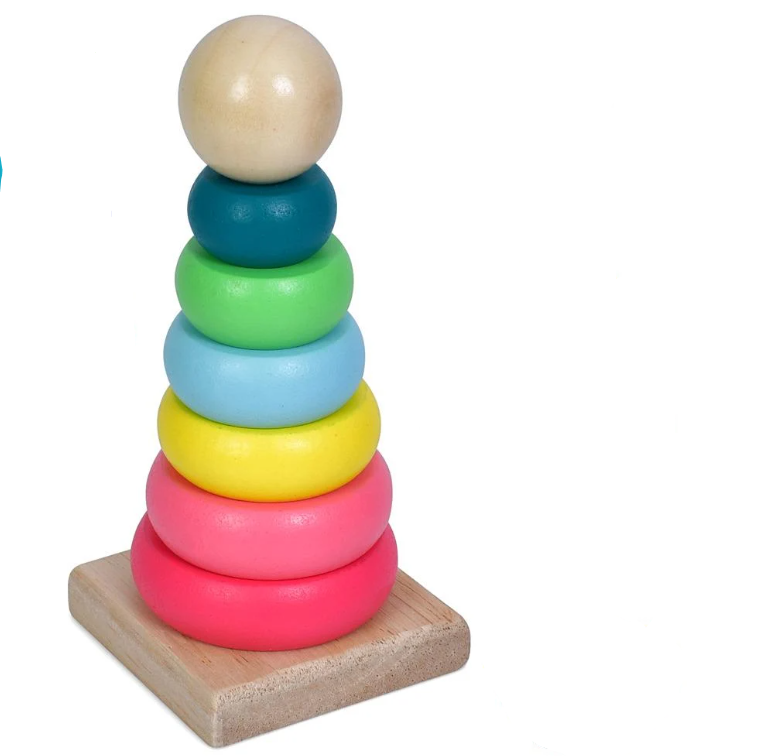 Іграшка дерев'яна Limo Toy пірамідка 13,5 см (MD 1982)