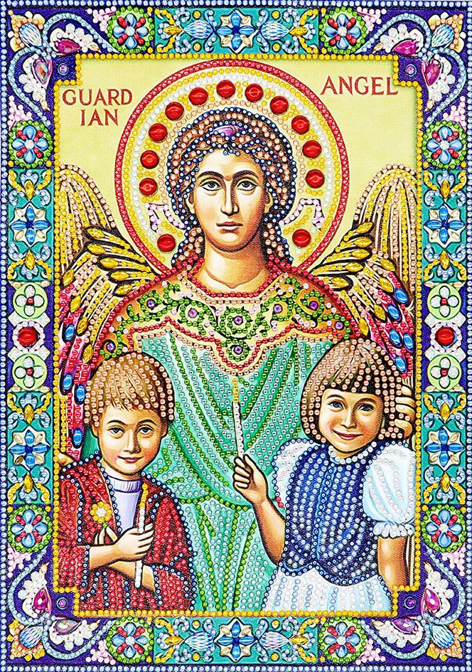 Алмазная мозаика Emerald Craft Икона Ангел Хранитель 30x40 см (22814)