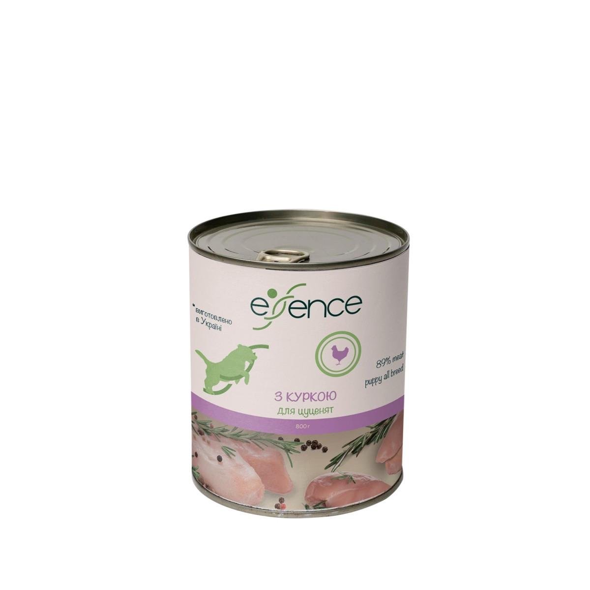 Корм вологий Essence з куркою для цуценят 800 г (4820261920376) Корм вологий Essence з куркою для цуценят 800 г (4820261920376)