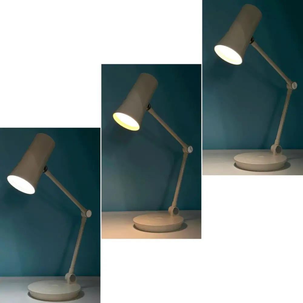 Лампа настольная LED D09 с аккумулятором проекцией и беспроводной зарядкой Белый (627491) - фото 8 Лампа настольная LED D09 с аккумулятором проекцией и беспроводной зарядкой Белый (627491) - фото 8