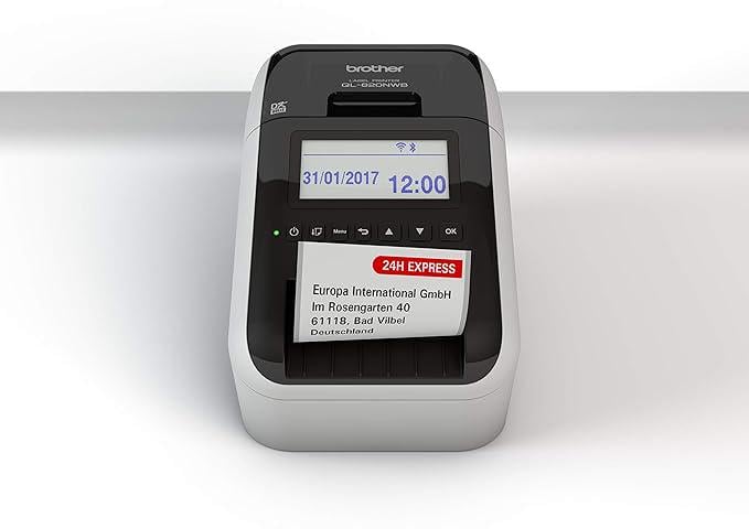 Принтер етикеток Brother QL-820NWBC двоколірний Wi-Fi/Ethernet/Bluetooth (300137)