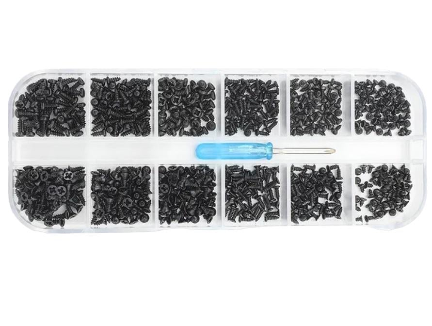 Набір саморізів Spec MIX M1,4/M1,7 з викруткою 601 шт. (SP-240521)