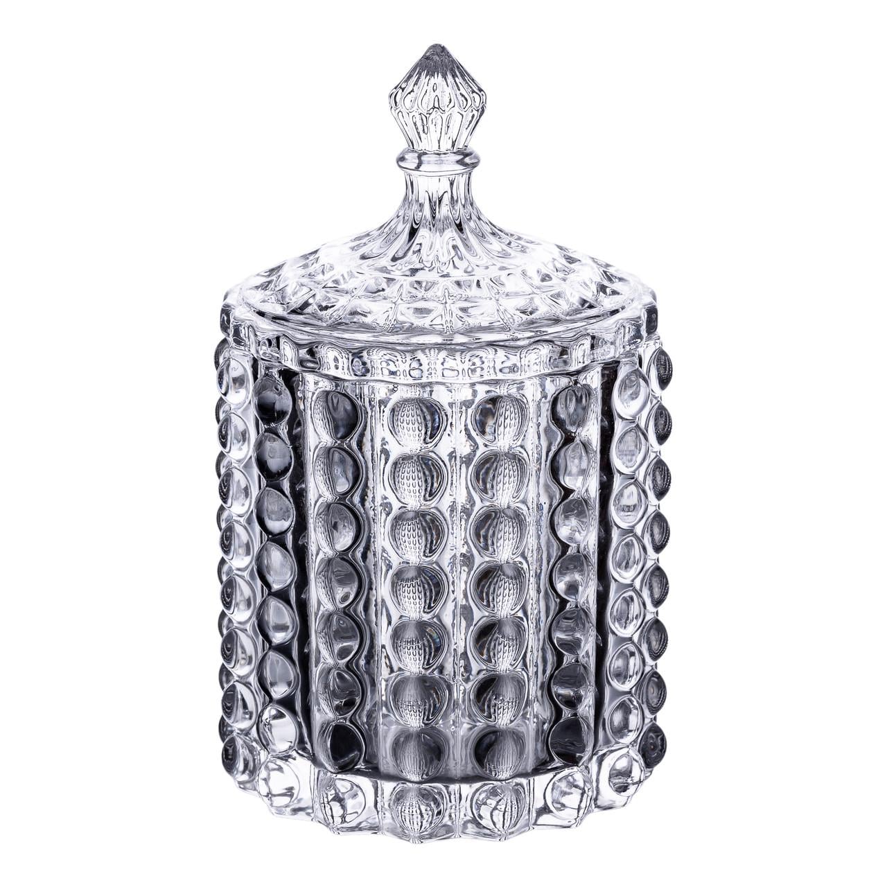 Емкость для хранения стеклянная с крышкой d 75 см (HP-4-105)