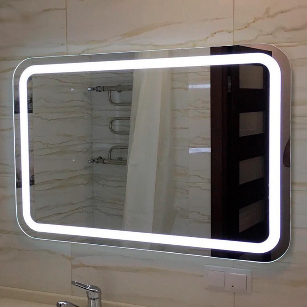 Зеркало для ванной комнаты с подсветкой LED Mirror София с подогревом 50х70 см