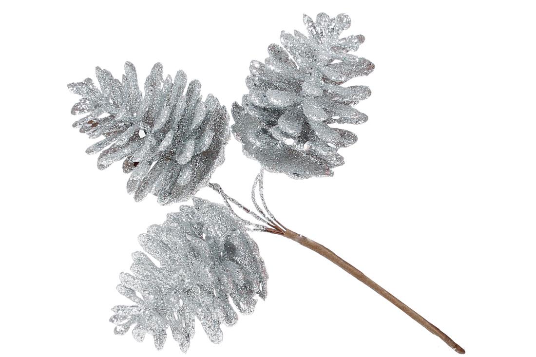 Декоративная ветка с шишками BonaDi (839-201)