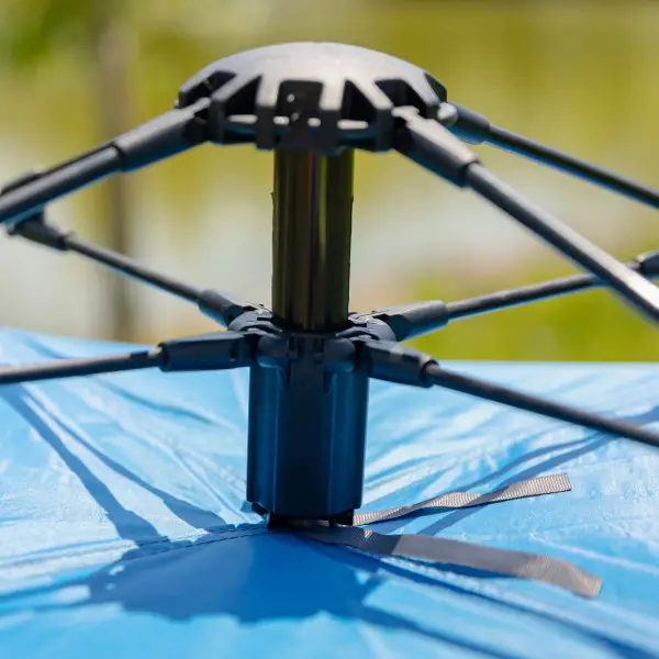 Палатка туристическая двухместная с автоматическим каркасом для походов и кемпинга 200х200х140 см Голубой (147-107-LU-019BL) - фото 7 Палатка туристическая двухместная с автоматическим каркасом для походов и кемпинга 200х200х140 см Голубой (147-107-LU-019BL) - фото 7