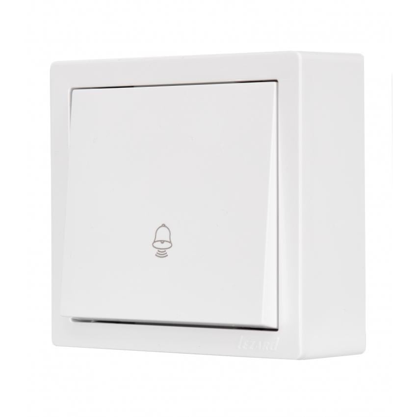 Кнопка дзвінка Lezard Leto Білий (752-0200-103)