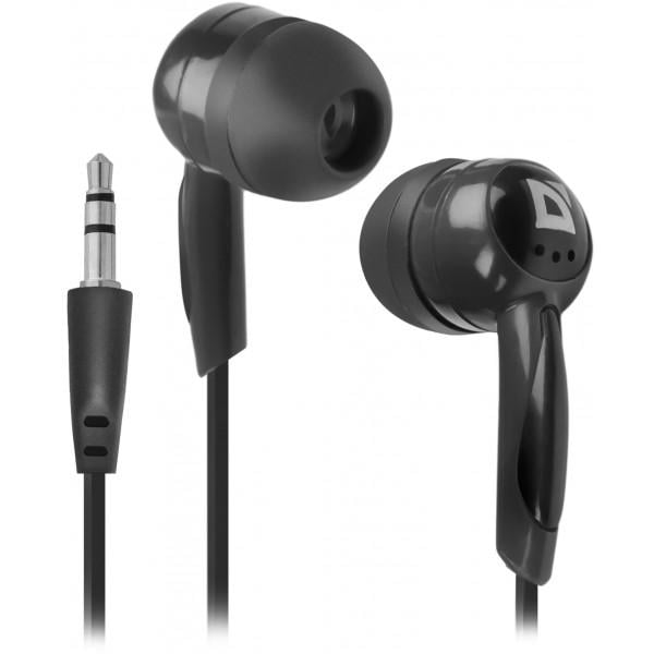 Наушники Defender Basic 604 проволочные 85 дБ 1,1 м Black (63604)