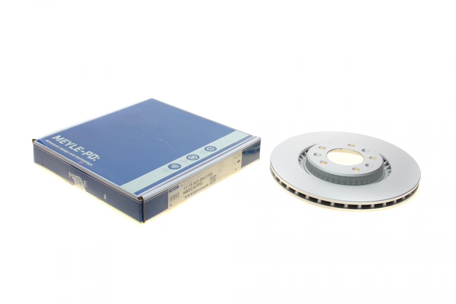 Диск тормозной задний Meyle для Citroen Jumpy/Peugeot Expert 16- 294x22 мм (11-15 523 0047/PD)