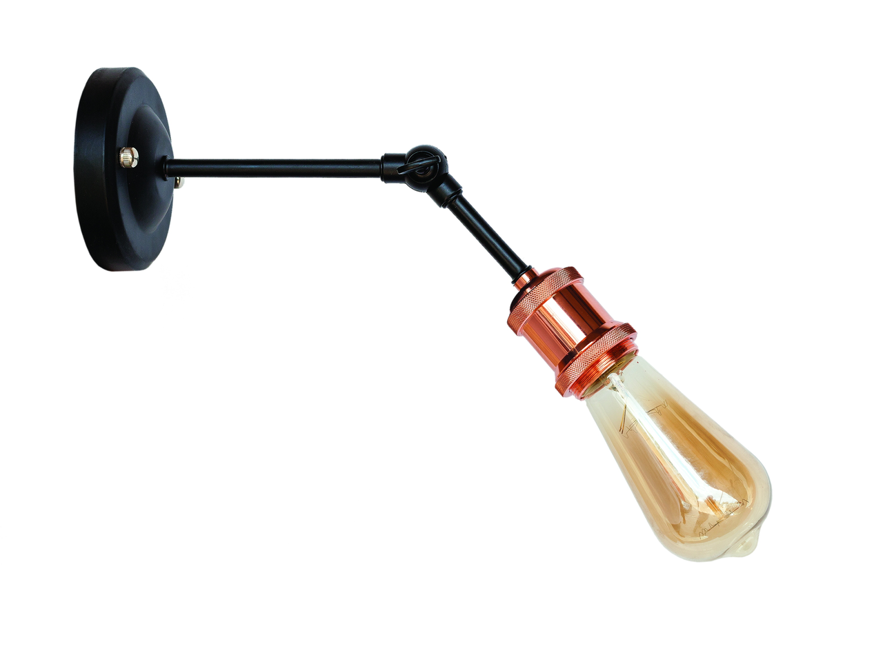 Бра Levistella Lofty с патроном AMP11 Черный/Розовое золото (1963530500)