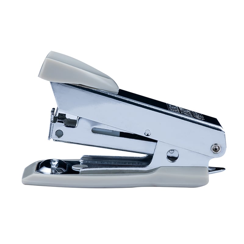 Степлер Buromax скобы №10 до 12 листов Серый (BM.4151-09)