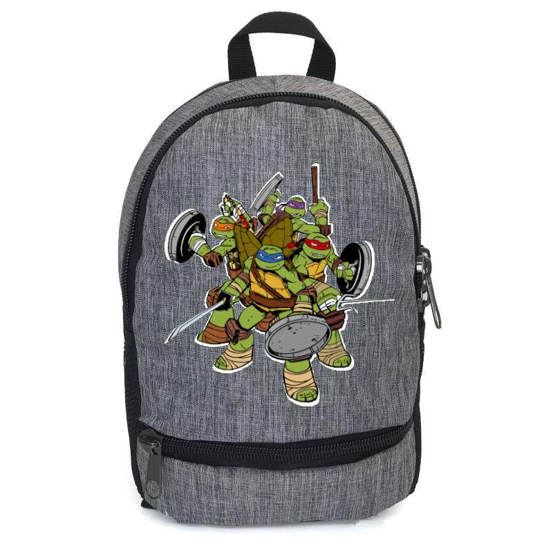 Школьный рюкзак Cappuccino Toys ninja turtle-02 с принтом Черепашки ниндзя 12,5 л Серый (1381809901) Школьный рюкзак Cappuccino Toys ninja turtle-02 с принтом Черепашки ниндзя 12,5 л Серый (1381809901)