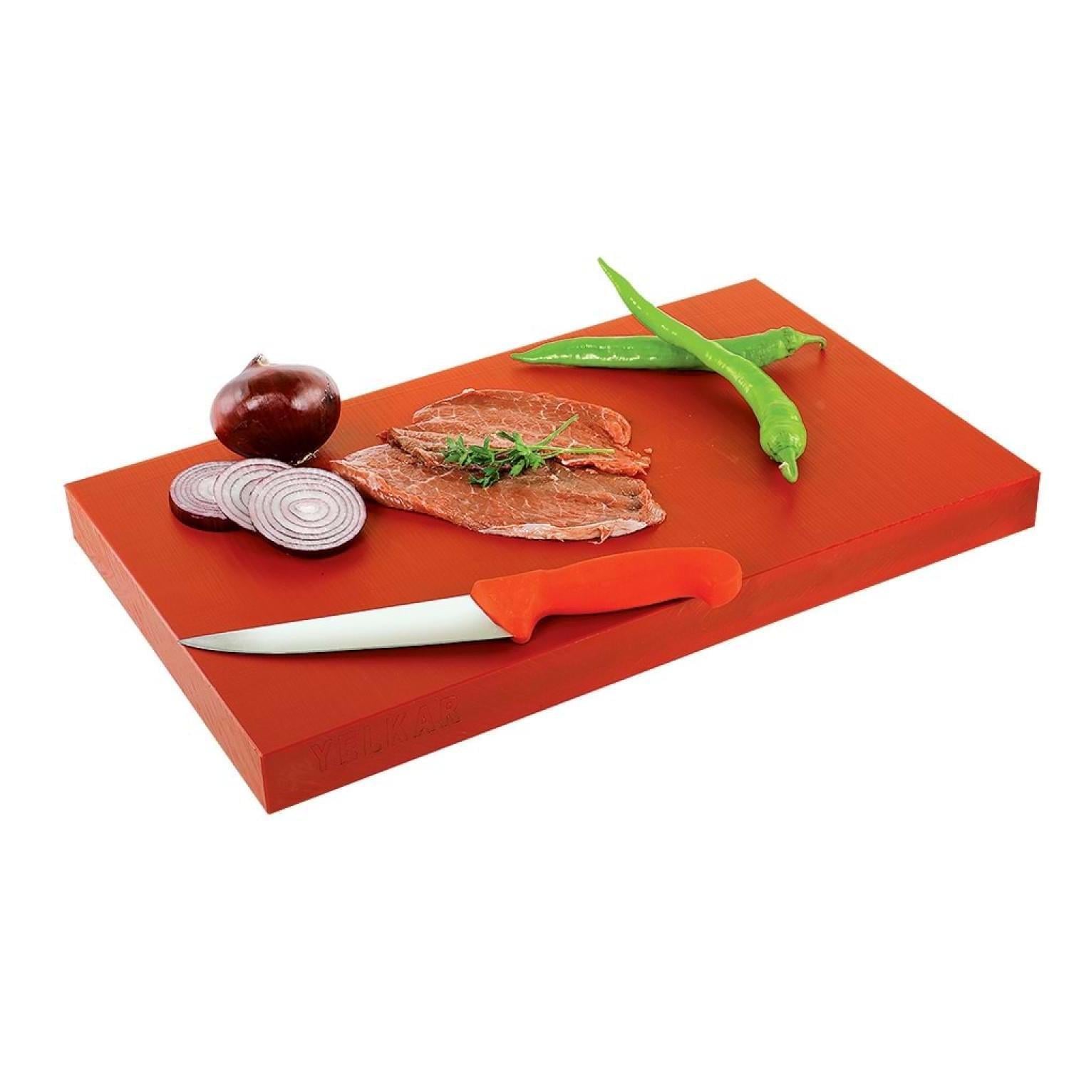 Доска разделочная Yelkar Plastik острые края HACCP 300х400х20 мм Red (YP 1303) Доска разделочная Yelkar Plastik острые края HACCP 300х400х20 мм Red (YP 1303)