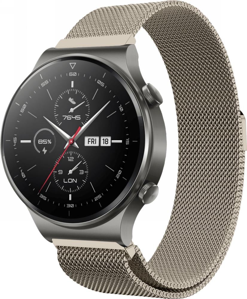 Ремешок Миланская Петля Milano для Huawei Watch GT 2 Pro Retro Gold (23319)