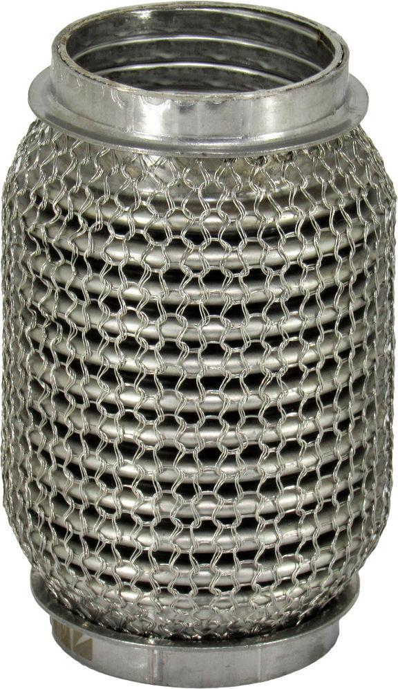 Гофра глушителя Walline Interlock 3-х шаровая кольчуга короткий фланец 50х120 мм (WL 50x120 VW-OE)