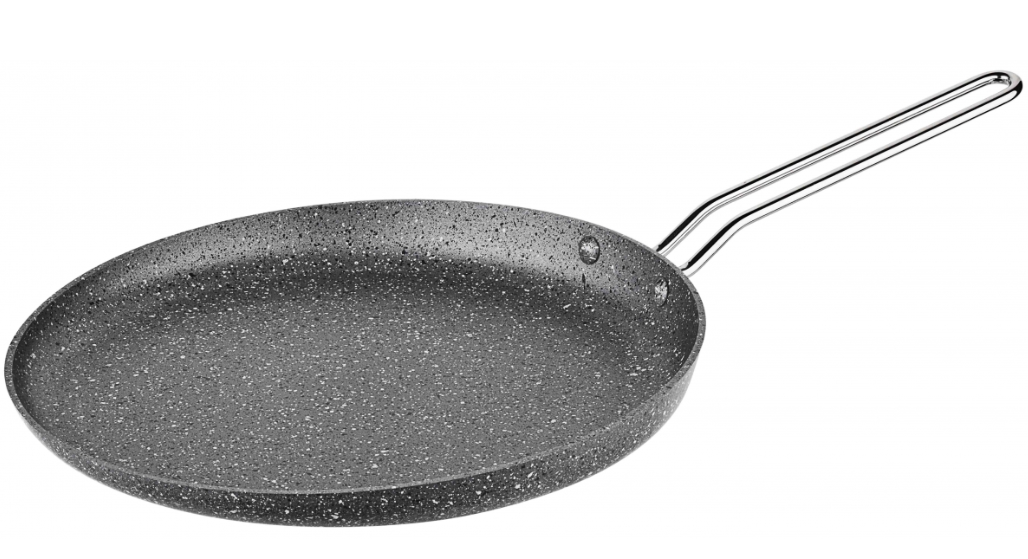 Сковородка для блинов OMS с антипригарным покрытием 28 см Серый (3234-28)
